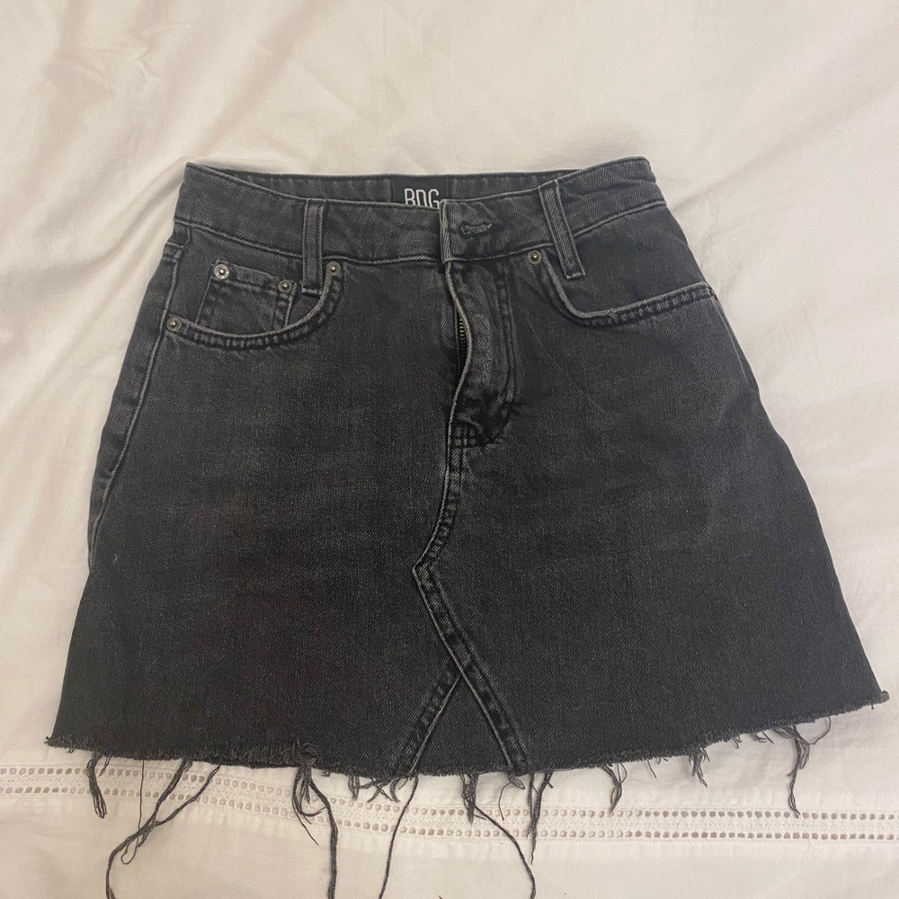 Urban Outfitters Black Jean Skirt